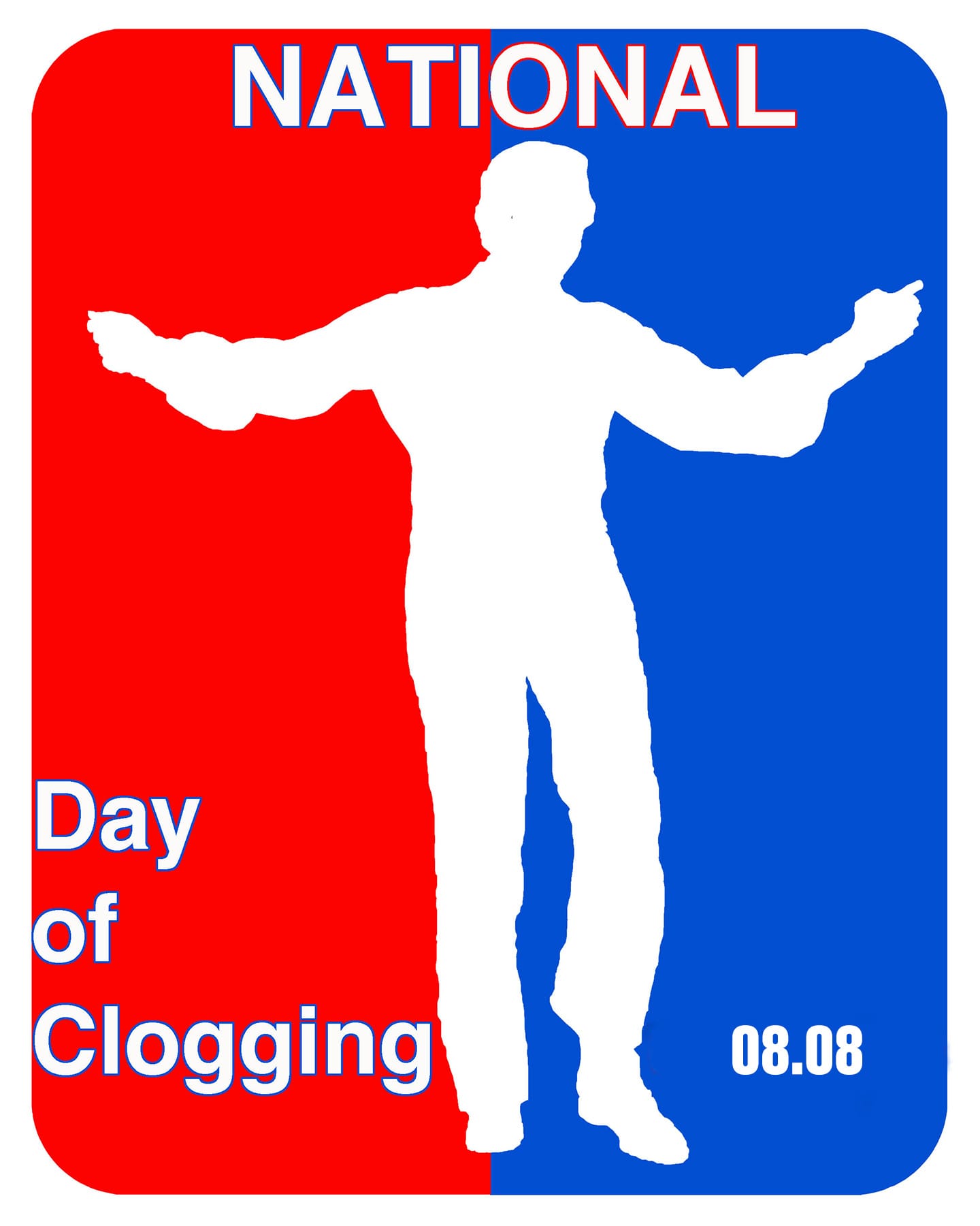 logo for the National Day of Clogging 08.08